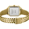 Montre CLUSE Gracieuse femme cadran jaune bracelet acier doré