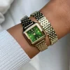 Montre CLUSE GRACIEUSE MINI Femme cadran vert bracelet acier inoxydable doré