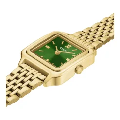 Montre CLUSE GRACIEUSE MINI Femme cadran vert bracelet acier inoxydable doré