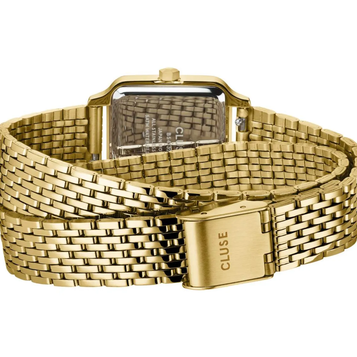 Montre CLUSE Gracieuse Petite femme cadran vert bracelet acier doré