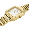 Montre CLUSE Gracieuse Petite femme cadran blanc bracelet acier doré