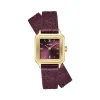 Montre CLUSE GRACIEUSE PETITE Femme cadran rouge bracelet cuir bordeaux