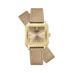 Montre CLUSE Gracieuse Petite femme cadran beige bracelet cuir beige