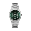 Montre CLUSE Vigoureux Chrono homme cadran vert bracelet acier