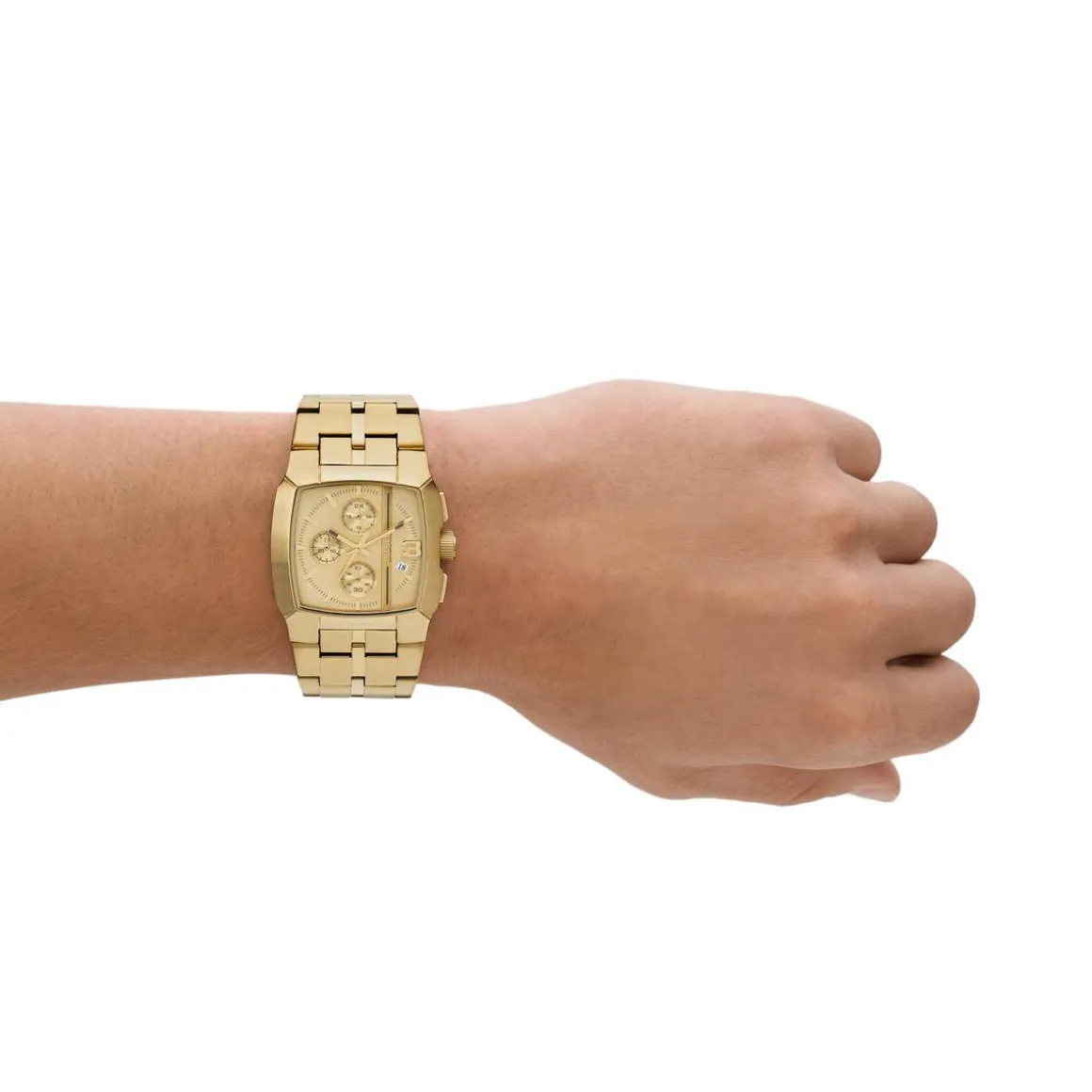 Montre DIESEL cliffhanger homme bracelet acier inoxydable doré