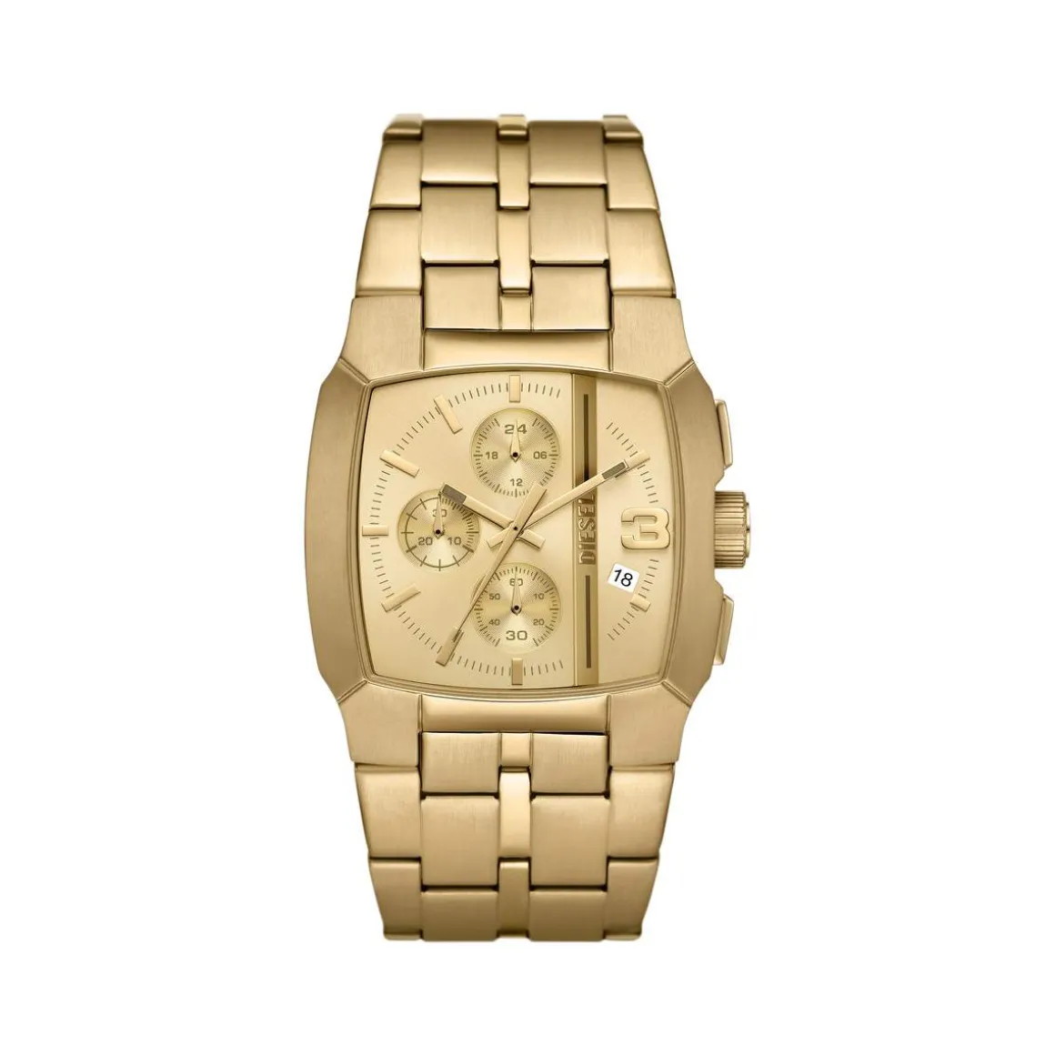 Montre DIESEL cliffhanger homme bracelet acier inoxydable doré