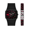 Montre DIESEL cliffhanger 2.0 homme bracelet silicone noir