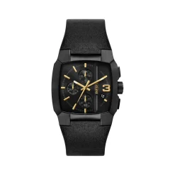 Montre DIESEL cliffhanger homme bracelet cuir noir