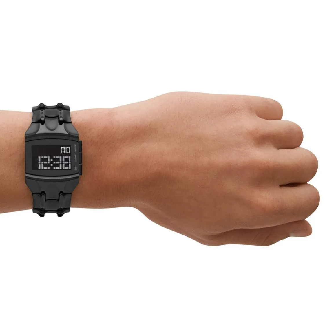 Montre DIESEL Croco Digi homme acier noir