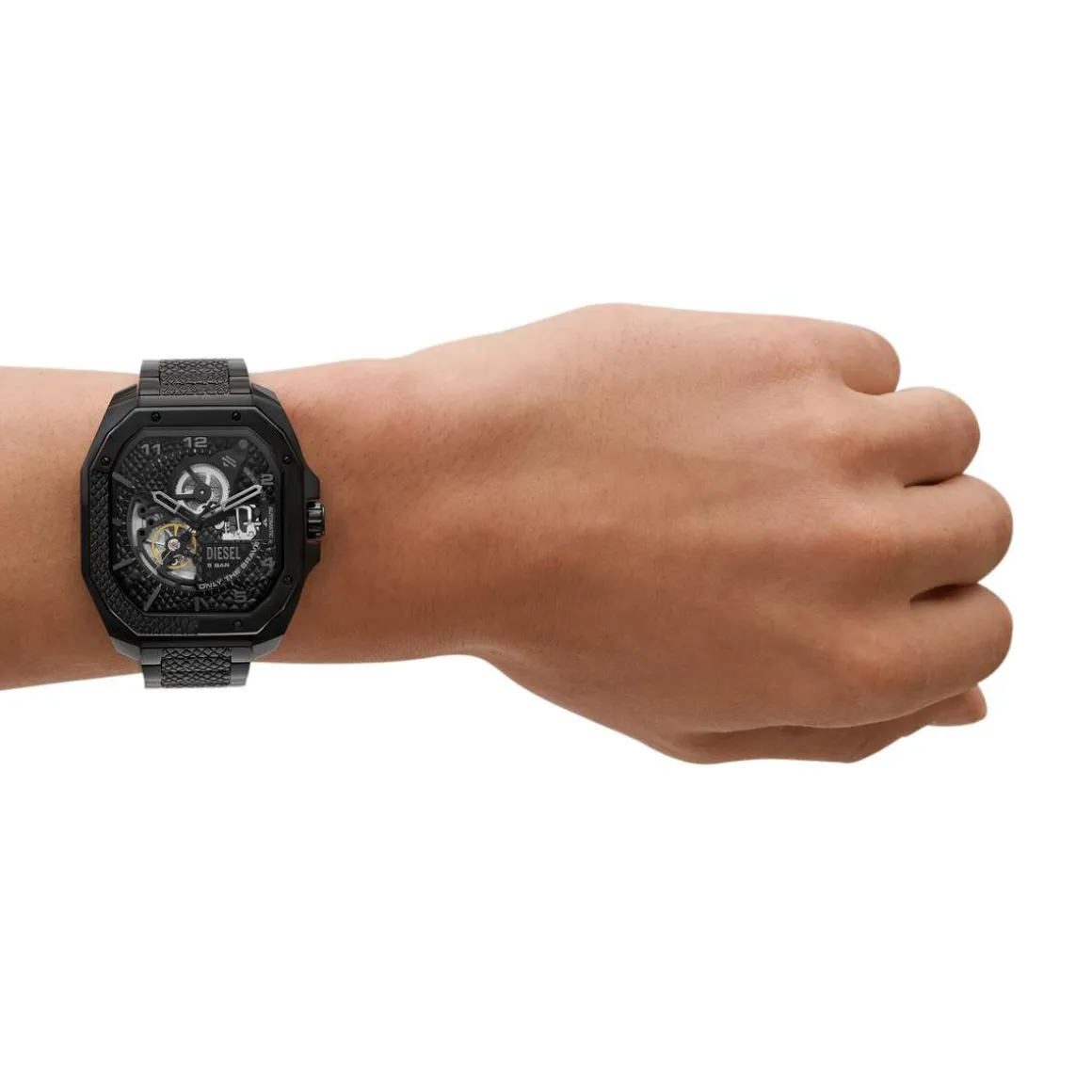 Montre DIESEL Flayed homme automatique acier noir