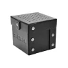 Montre Diesel homme acier noir cuir marron