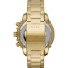 Montre Diesel homme chronographe acier doré jaune