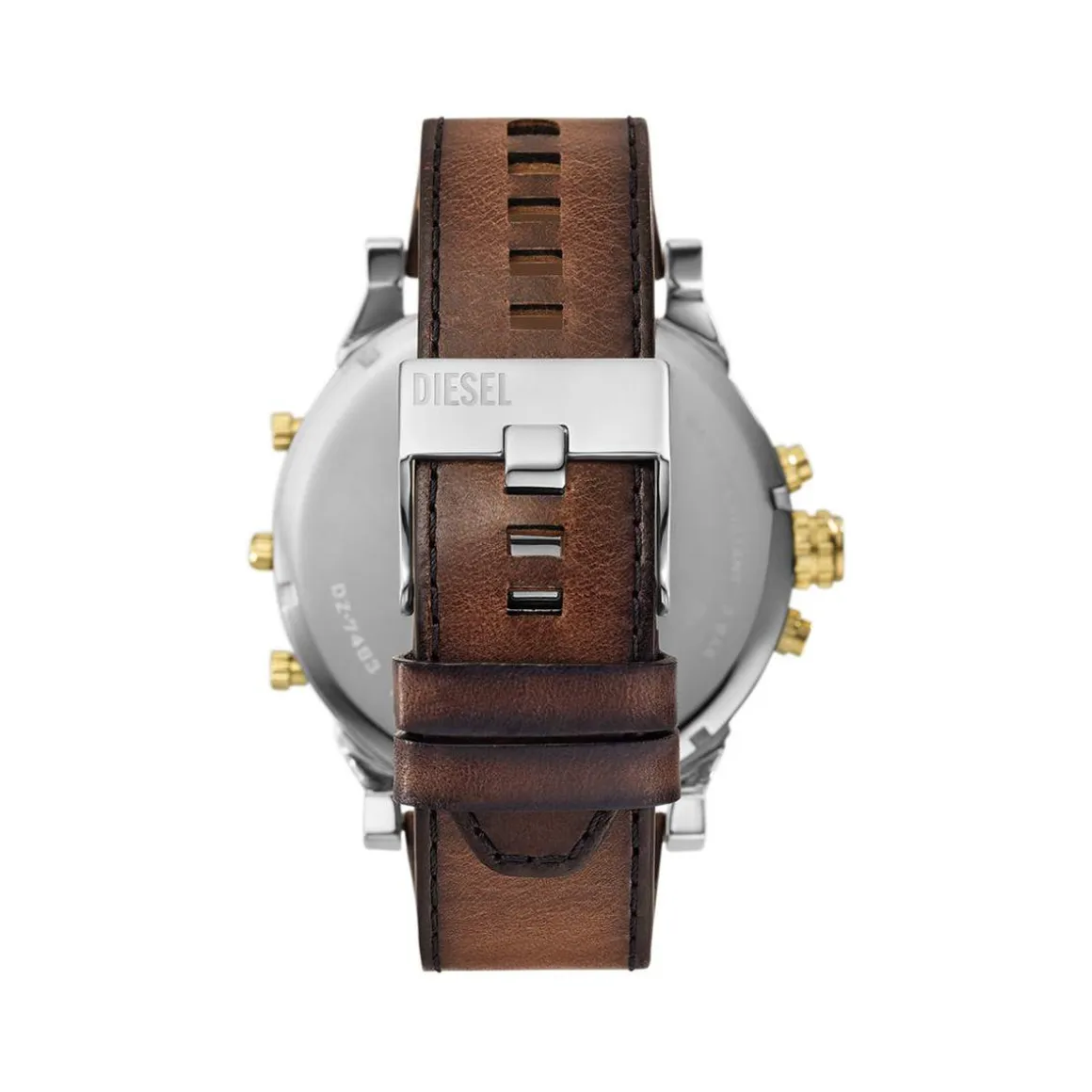 Montre DIESEL mr. daddy 2.0 homme bracelet cuir marron