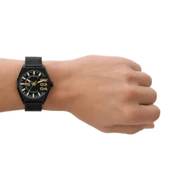 Montre DIESEL scraper homme bracelet acier inoxydable noir