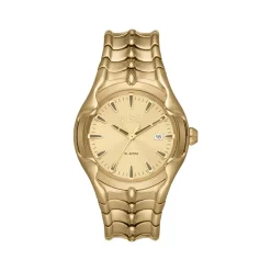Montre DIESEL vert homme bracelet acier inoxydable doré