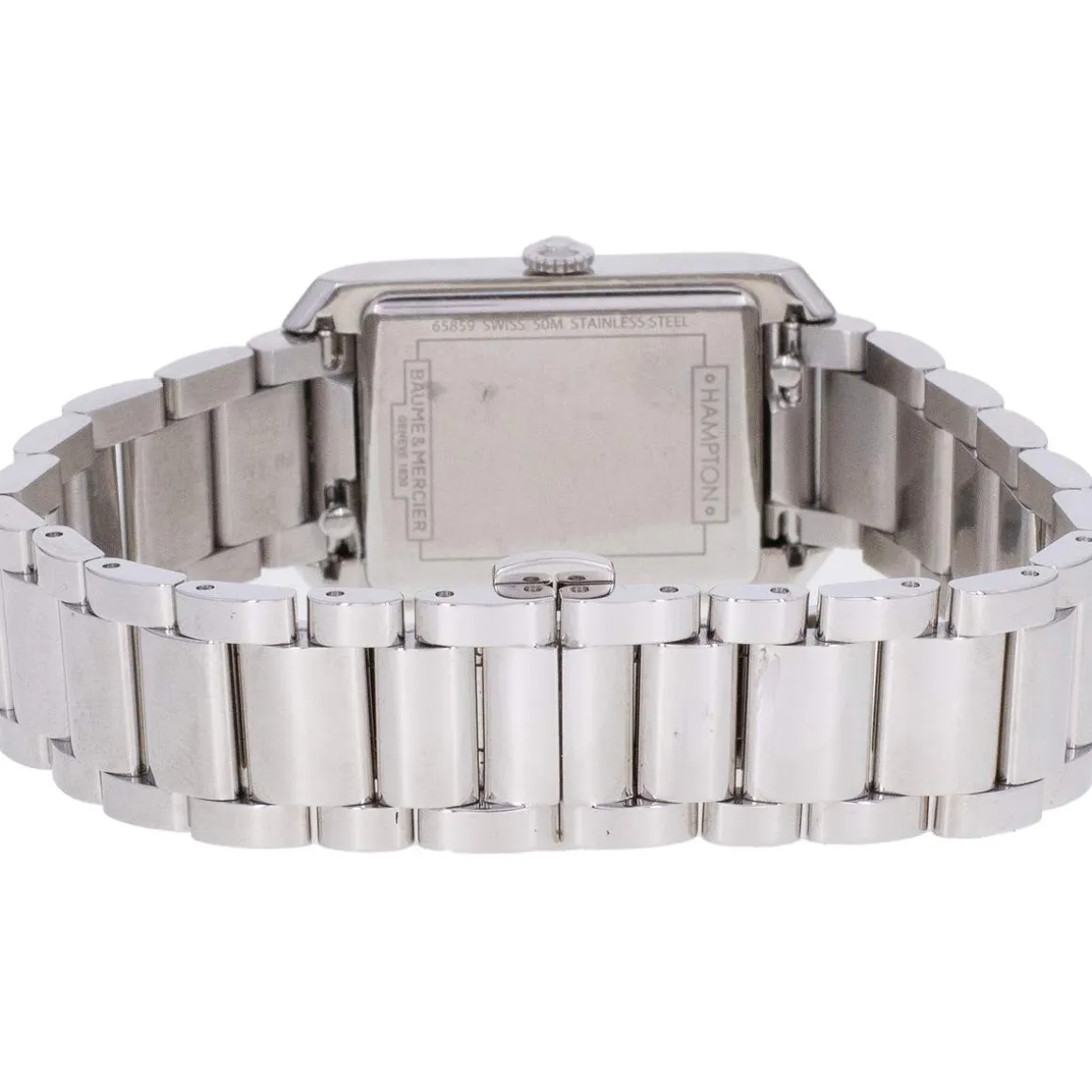 Montre d'occasion BAUME ET MERCIER Hampton femme quartz bracelet acier