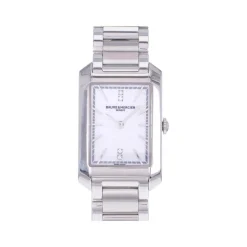 Montre d'occasion BAUME ET MERCIER Hampton femme quartz bracelet acier