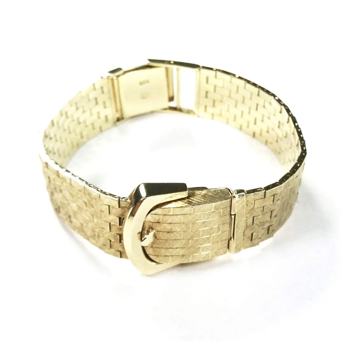 Montre d'occasion bracelet Piaget or 585 jaune 17 cm