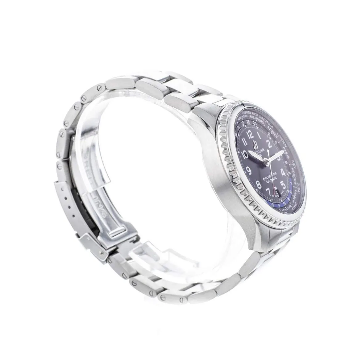 Montre d'occasion Breitling aviator acier homme automatique