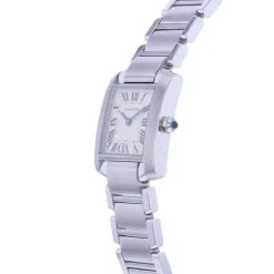 Montre d'occasion CARTIER Tank femme quartz bracelet acier