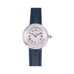 Montre d'occasion CARTIER Trinity femme quartz bracelet cuir cresus
