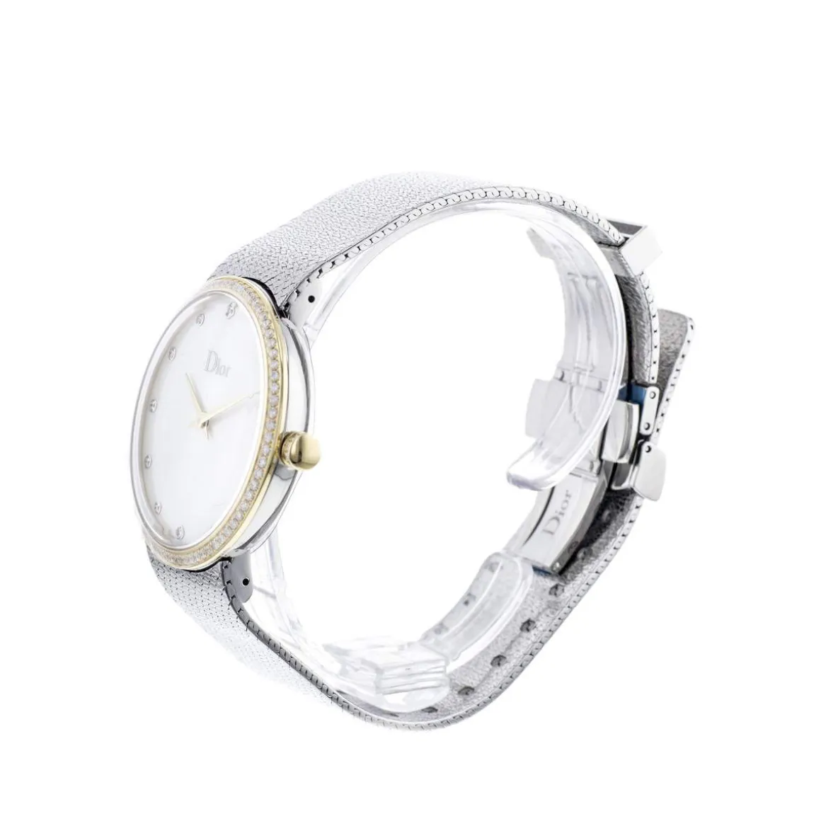 Montre d'occasion DIOR D acier femme quartz
