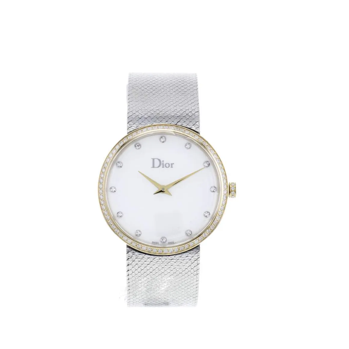 Montre d'occasion DIOR D acier femme quartz