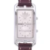 Montre d'occasion HERMES Cape Cod femme quartz bracelet cuir d'origine