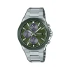 Montre EDIFICE homme cadran vert bracelet acier inoxydable