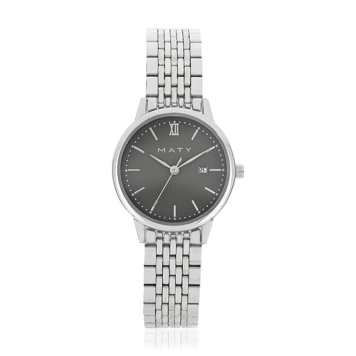 Montre femme chromée