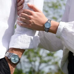 Montre femme HERITAGE bracelet acier blanc