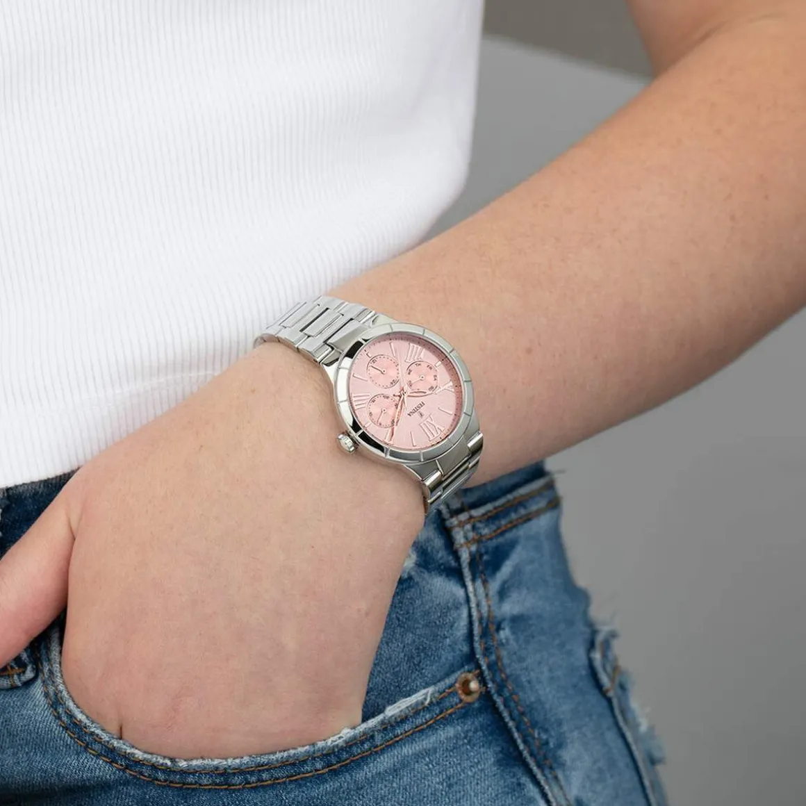 Montre FESTINA Boyfriend femme bracelet acier