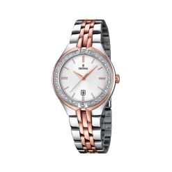 Montre Festina femme acier bicolore