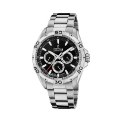 Montre FESTINA multifonction homme bracelet acier
