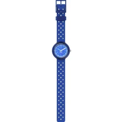Montre FLIK FLAK bubbly hours enfant bracelet silicone bleu