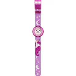 Montre FLIK FLAK DREAMING UNICORN enfant cadran rose bracelet rose pet recyclé