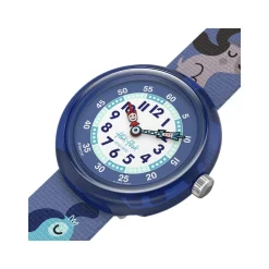 Montre flik flak friends fur-ever enfant bracelet pet recycle bleu