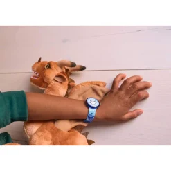 Montre FLIK FLAK mystic land enfant bracelet pet recycle bleu