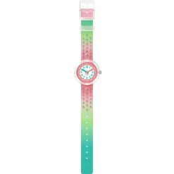 Montre FLIK FLAK pattern paradise enfant bracelet pet recycle rose