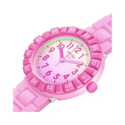 Montre FLIK FLAK PINK SPLASH enfant bracelet silicone rose