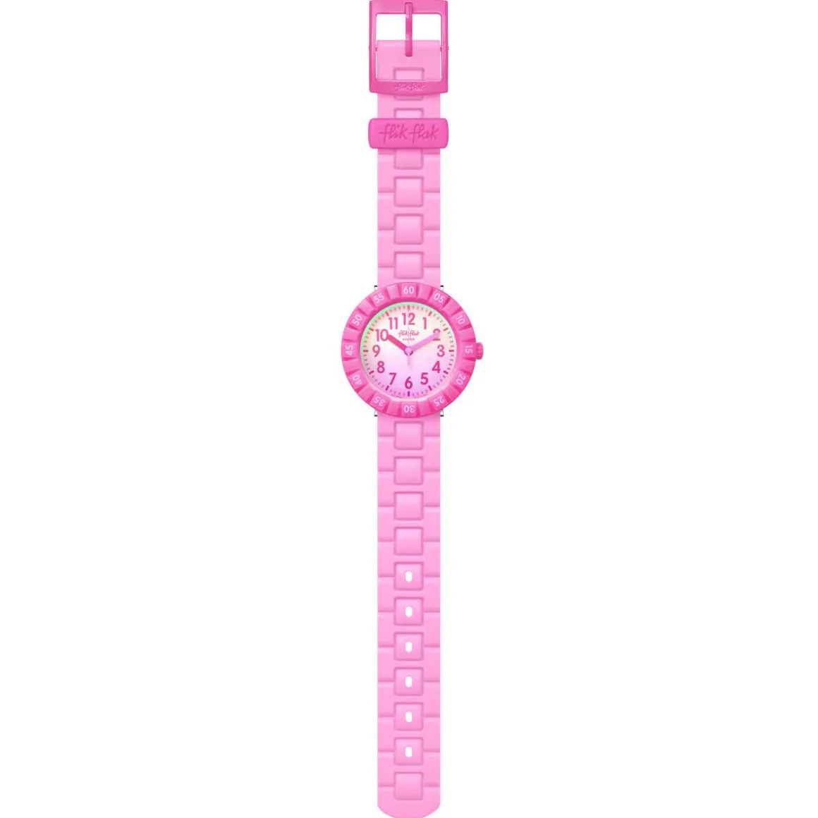 Montre FLIK FLAK PINK SPLASH enfant bracelet silicone rose