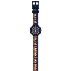 Montre FLIK FLAK showtime enfant bracelet pet recycle bleu
