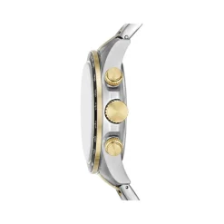 Montre FOSSIL autocross homme bracelet acier inoxydable bicolore