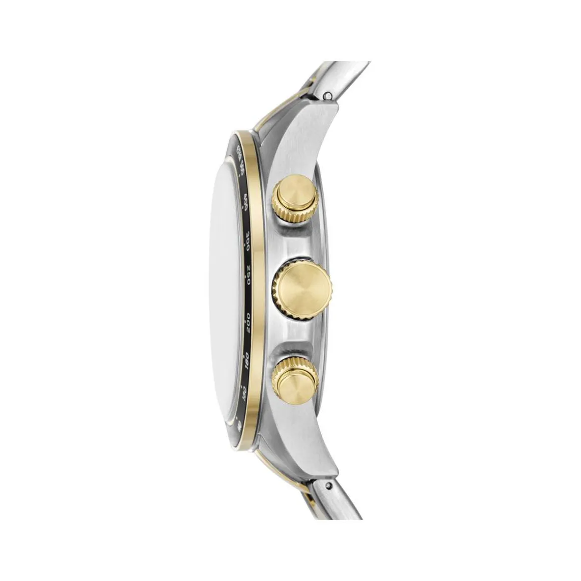 Montre FOSSIL autocross homme bracelet acier inoxydable bicolore