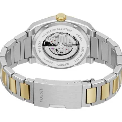 Montre FOSSIL automatic homme automatique, bracelet acier inoxydable bicolore jaune