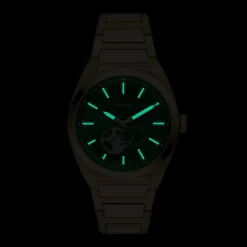 Montre FOSSIL automatic homme automatique, bracelet acier inoxydable doré