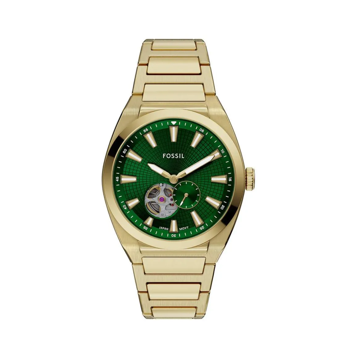 Montre FOSSIL automatic homme automatique, bracelet acier inoxydable doré