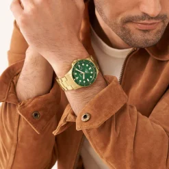 Montre FOSSIL Blue homme acier doré