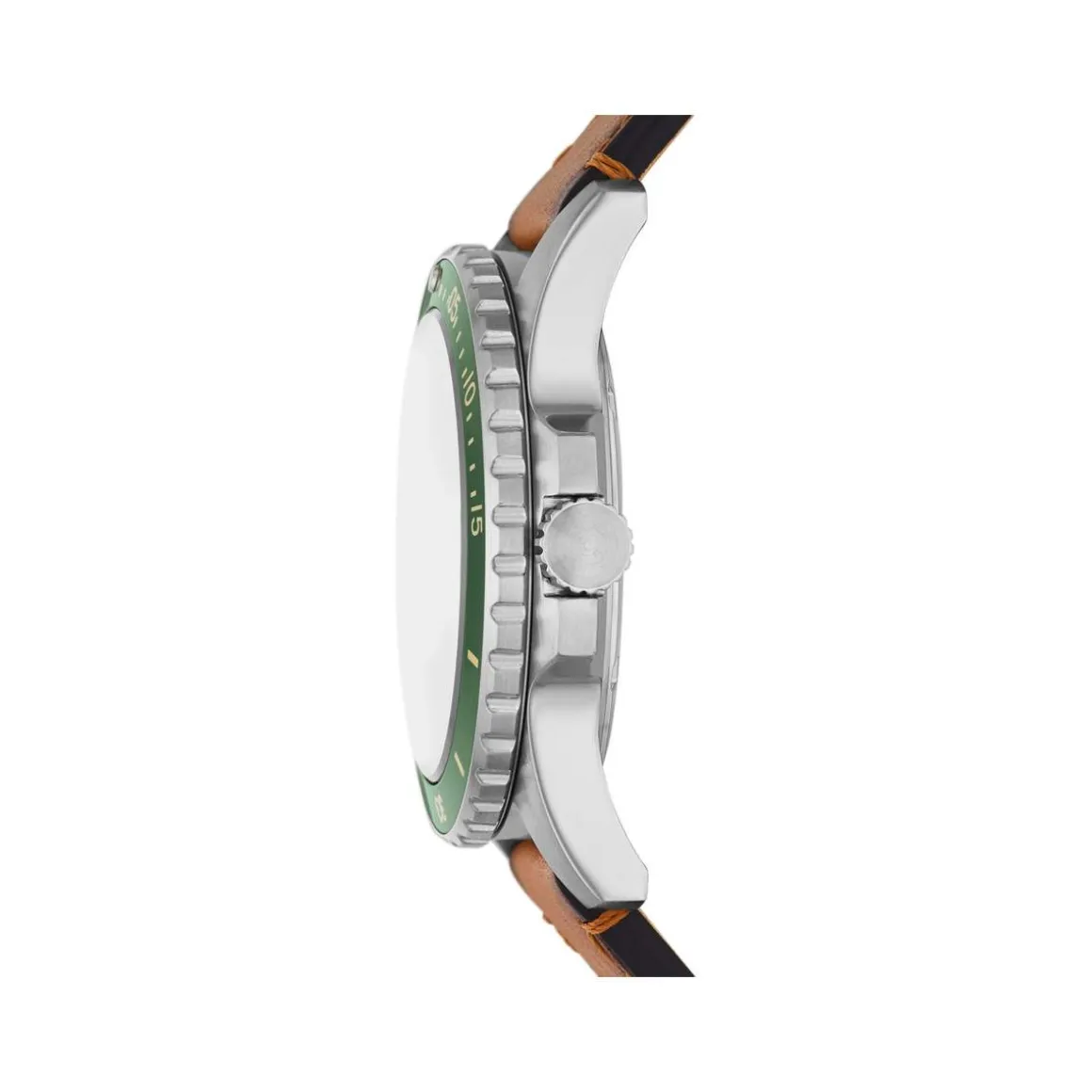 Montre FOSSIL Blue homme bracelet cuir marron