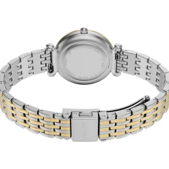 Montre FOSSIL carlie femme bracelet acier inoxydable bicolore jaune